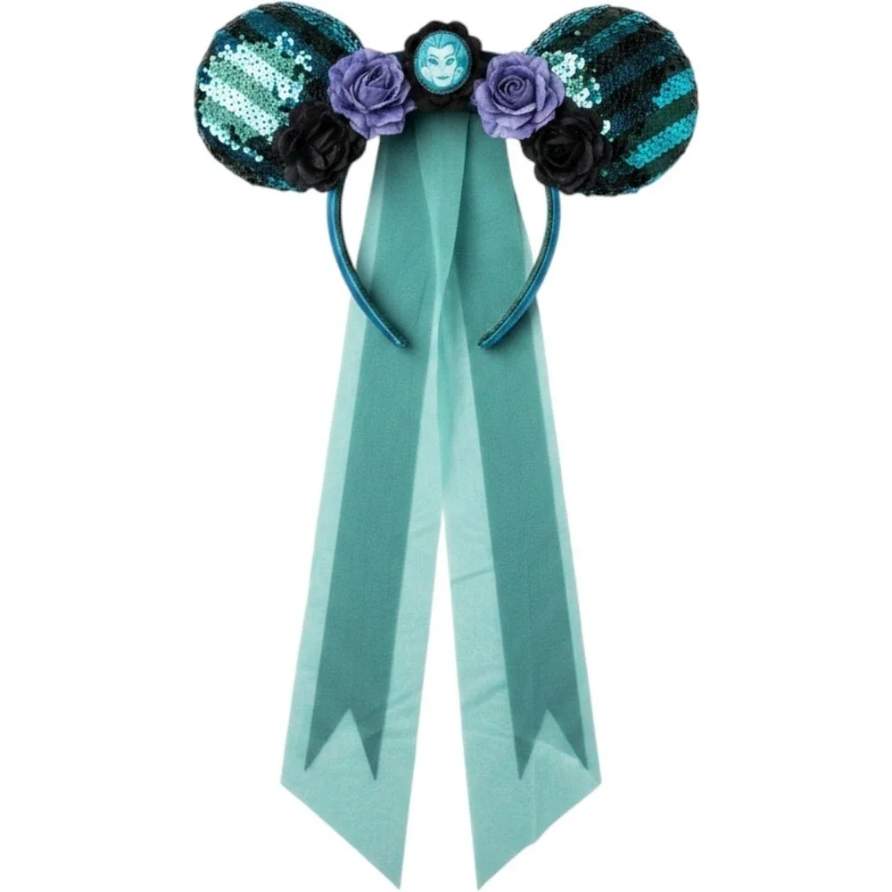Disney Minnie Mouse The Main Attraction Haunted Mansion Ears Headband 10/12 NEW